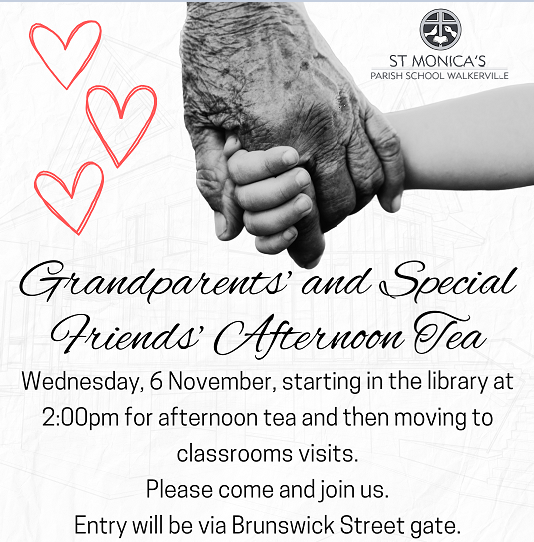 Grandparents' and Special Freinds' Afternoon Tea